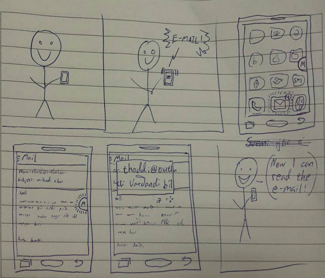 Impaired users vision